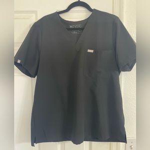 Catarina One Pocket Scrub Top- Figs